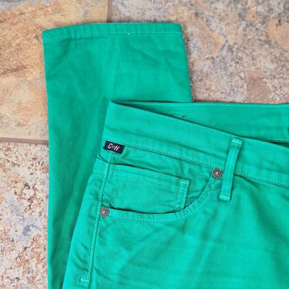 Citizens of Humanity Size 29 Thompson Jeans Medium Rise 29" Skinny Green - Picture 2 of 16